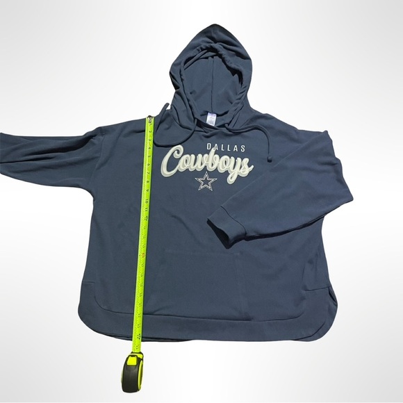 NFL Dallas Cowboys Football Blue Pullover‎ Hoodie Sweatshirt Women’s Xl - Picture 2 of 4